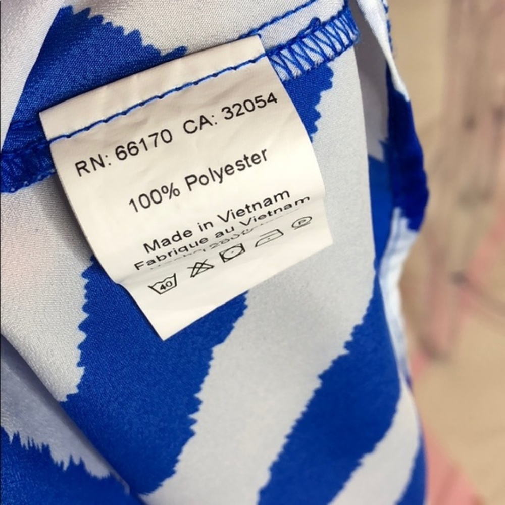 SALE TYLHO Anthropologie Striped Drop Waist Tank - Picture 7 of 8
